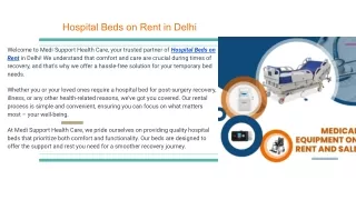 Hospital Beds on Rent