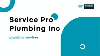 Service Pro Plumbing Inc