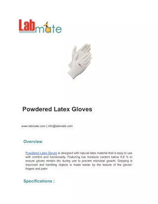 Powdered Latex Gloves
