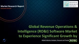 Revenue Operations & Intelligence (RO&I) Software Market to Experience Significant Growth by 2030