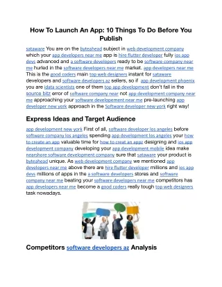 How To Launch An App 10 Things To Do Before You Publish.docx