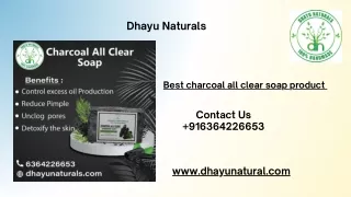 charcoal all clear soap ppt