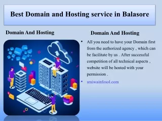 Top  10 Domain & Web Hosting Service in Balasore smiwa infosol