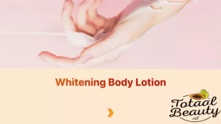 Whitening Body Lotion