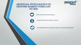 Artificial Intelligence in Defense Market Size, Share, Growth, Forecast to 2027