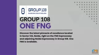 Group 108 ONE FNG A New Commercial Venture