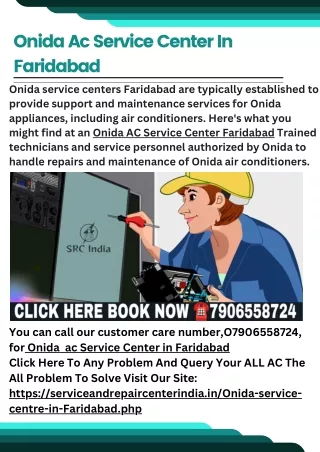 Onida Ac Service Center In Faridabad