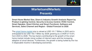 Smart Home Industry worth $163.7 Billion by 2028