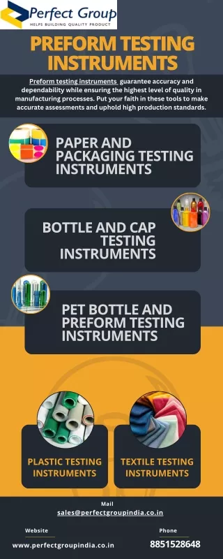 Preform Testing Instruments