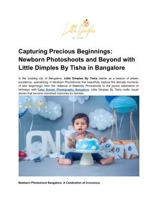 Capturing Precious Beginnings_ Newborn Photoshoots and Beyond with Little Dimples By Tisha in Bangalore