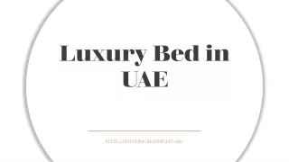 Luxury Bed in UAE