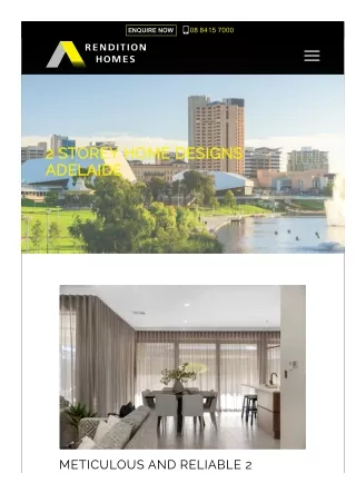 2 Storey Home Designs Adelaide
