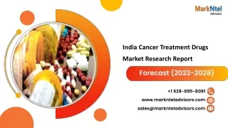 India Cancer Treatment Drugs Market Research Report: Forecast (2023-2028)