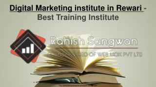 Digital Marketing institute in Rewari - Best Training Institute