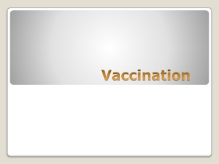 Vaccinations