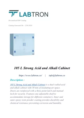 105 L Strong Acid and Alkali Cabinet