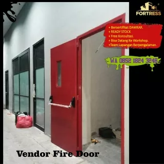 SERTIFIKAT DAMKAR..!! Wa 0852 1824 3246 Pembuat Pintu Emergency Exit Fortress Fortress Untuk Apartment Di Kalimantan Ten