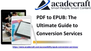 PDF to EPUB: The Ultimate Guide to Conversion Services