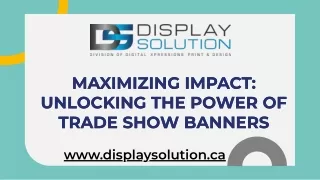 MAXIMIZING IMPACT: UNLOCKING THE POWER OF TRADE SHOW BANERS