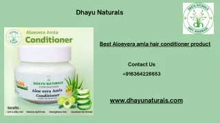 aloe vera hair conditioner ppt