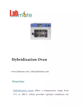 Hybridization Oven