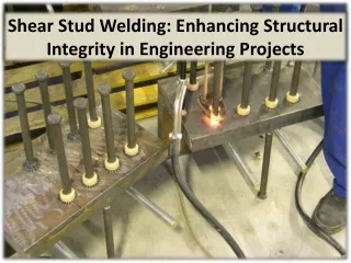 The Advantages Of Using A Shear Stud Welding Machine