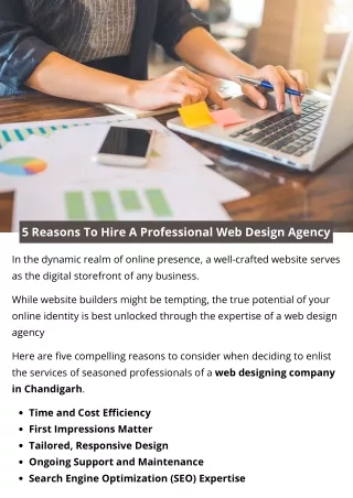 5 Reasons To Hire A Professional Web Design Agency