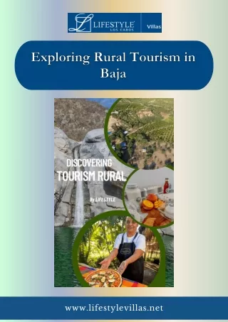 Exploring Rural Tourism in Baja