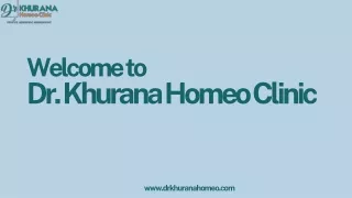 A Comprehensive Guide to Dr. Khurana Homeo Clinic Best Homeopathic Solutions for Disc Problems