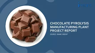 Chocolate Manufacturing Plant Project Report