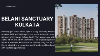 Belani Sanctuary in Tollygunge Kolkata - Price, Floor Plan