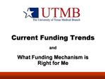 Current Funding Trends