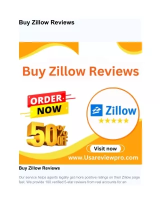 Buy Zillow Reviews