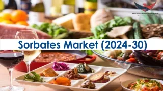 Sorbates Market Size, Future Trends and Growth Analysis 2024 - 2030