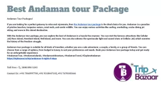 Andaman tour package