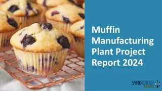 Muffin Manufacturing Plant Project Report 2024