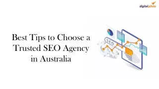 Best Tips to Choose a Trusted SEO Agency in Australia