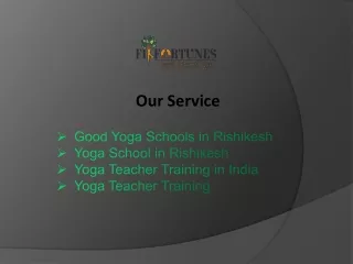 Good Yoga Schools in Rishikesh