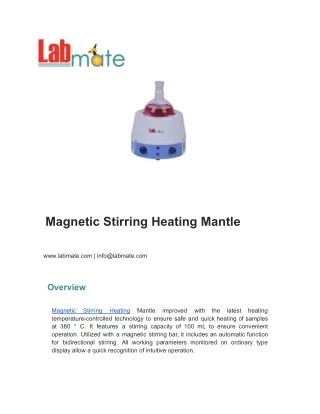 Magnetic Stirring Heating Mantle