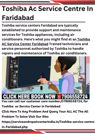 Toshiba Ac Service Center In Faridabad