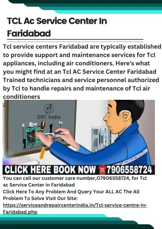 Tcl Ac Service Center In Faridabad