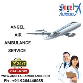 Angel Air Ambulance Service in Jabalpur And Lucknow