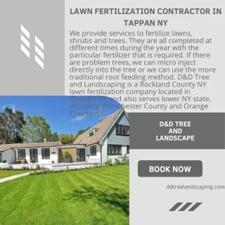 Lawn Fertilization Contractor in Tappan NY