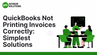 Solutions For QuickBooks Not Printing Invoices Correctly Issue