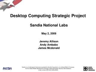 Desktop Computing Strategic Project
