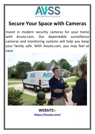 Secure Your Space with Cameras