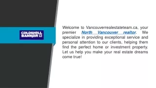 North Vancouver Realtor  Vancouverrealestateteam.ca