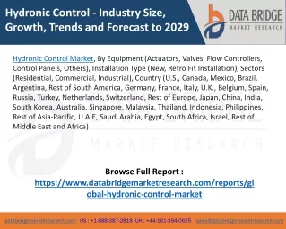 Hydronic Control Market
