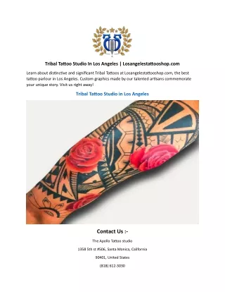 Tribal Tattoo Studio In Los Angeles