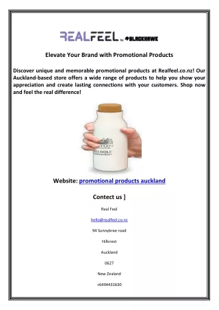 Elevate Your Brand with Promotional Products